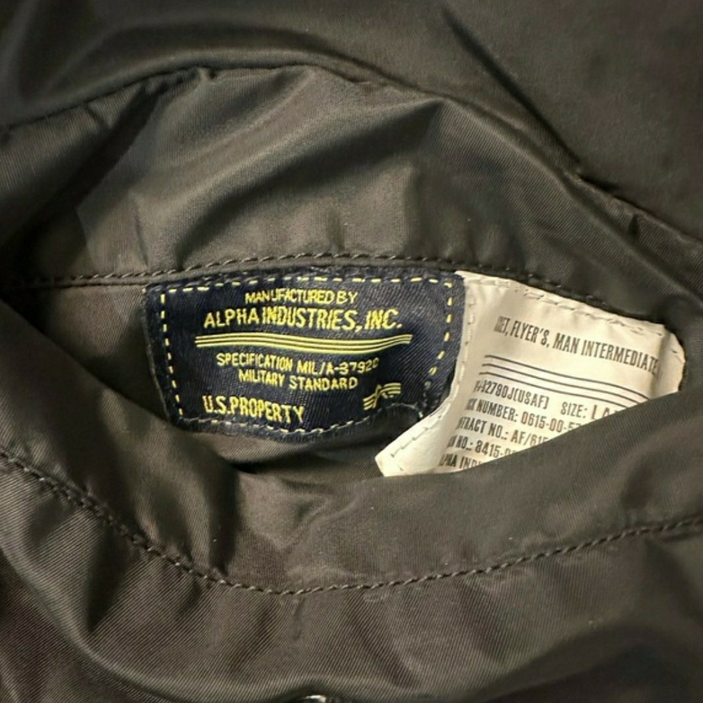 Alpha Industries MA-1 Slim Fit Black Bomber Jacket. Reversible.See Special Offer - Picture 7 of 8